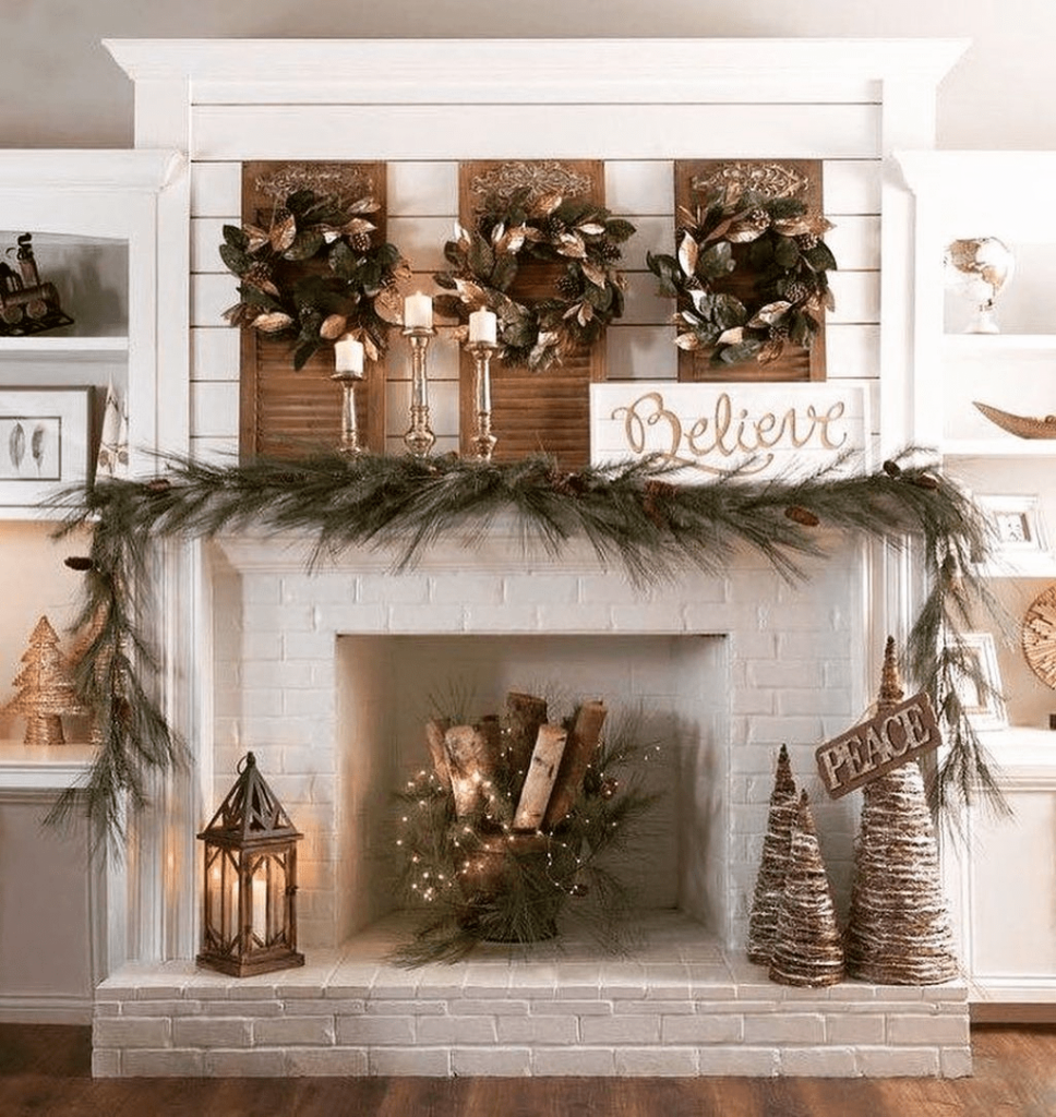 Christmas Fireplace decoration