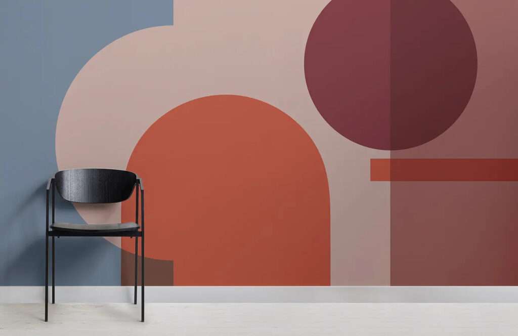bauhaus style with Geometric Shapes