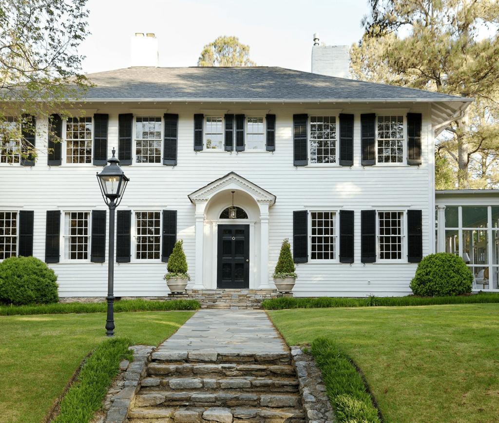 Georgian Colonial Landscaping