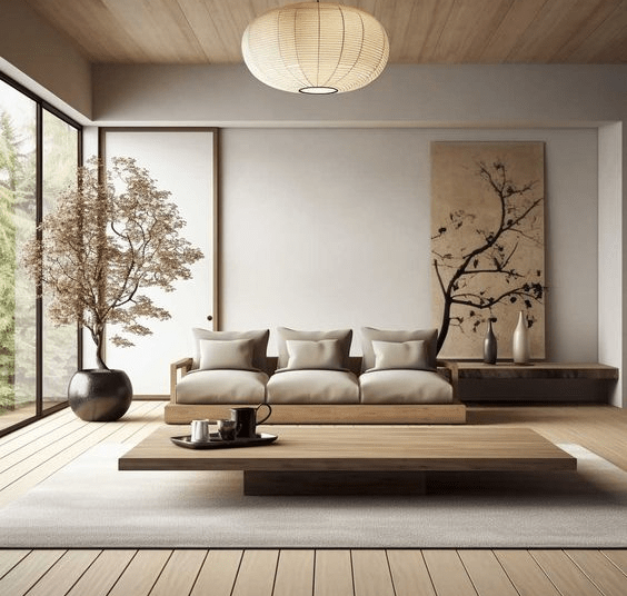 Japanese living room design