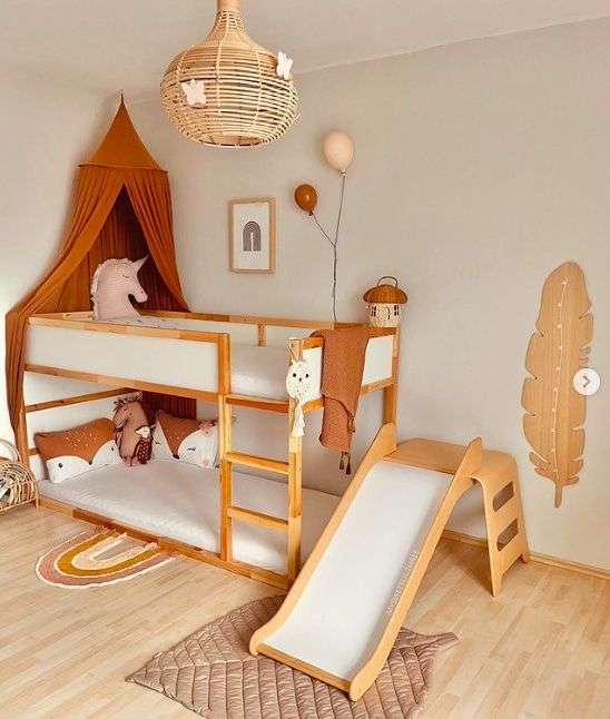Shared Bedroom: Bunk Beds: Vertical Space Savers