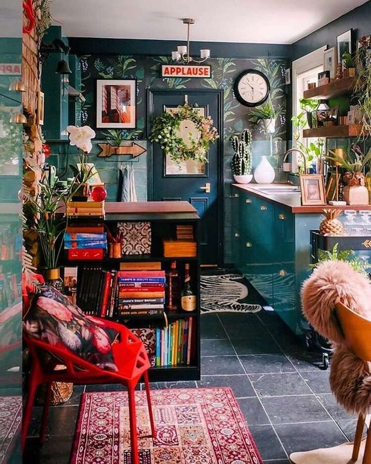 Maximalist Decor Kitchen :Layer on the Texture 