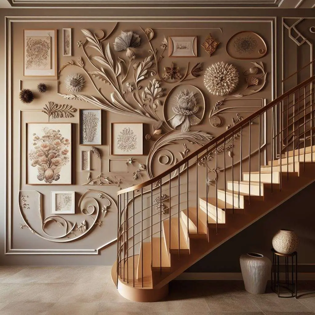 Amazing staircase wall decoration: the best ideas 2 stairway wall ideas