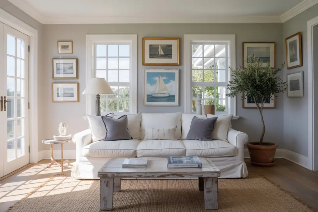 Cape Cod Interior Design: How To embodies a charming, coastal style 7 Cape Cod living room