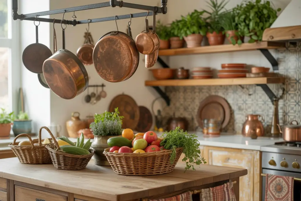 Maximizing Storage in a Boho Kitchen