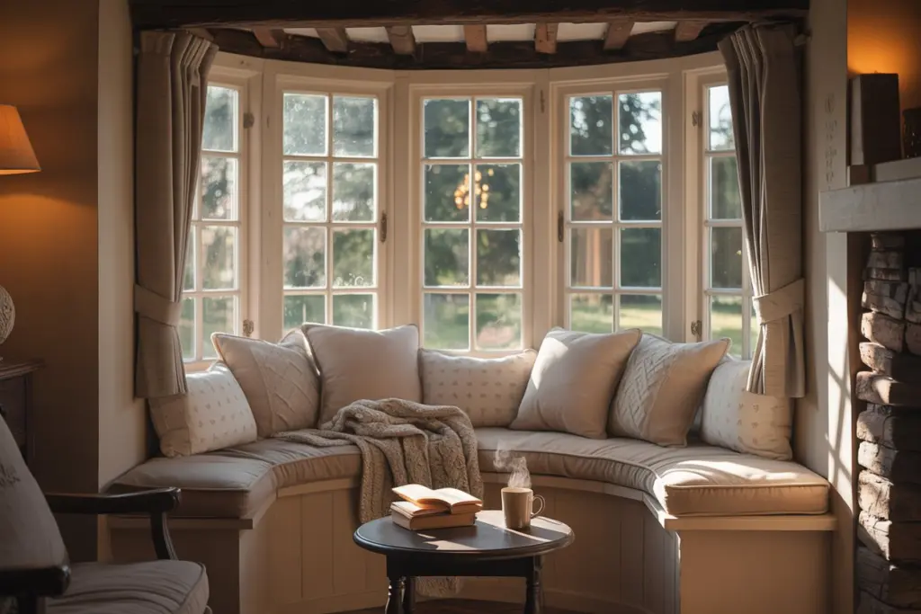 Small Cottage Living Room Ideas: How To Create Cozy Charm 19 bay window