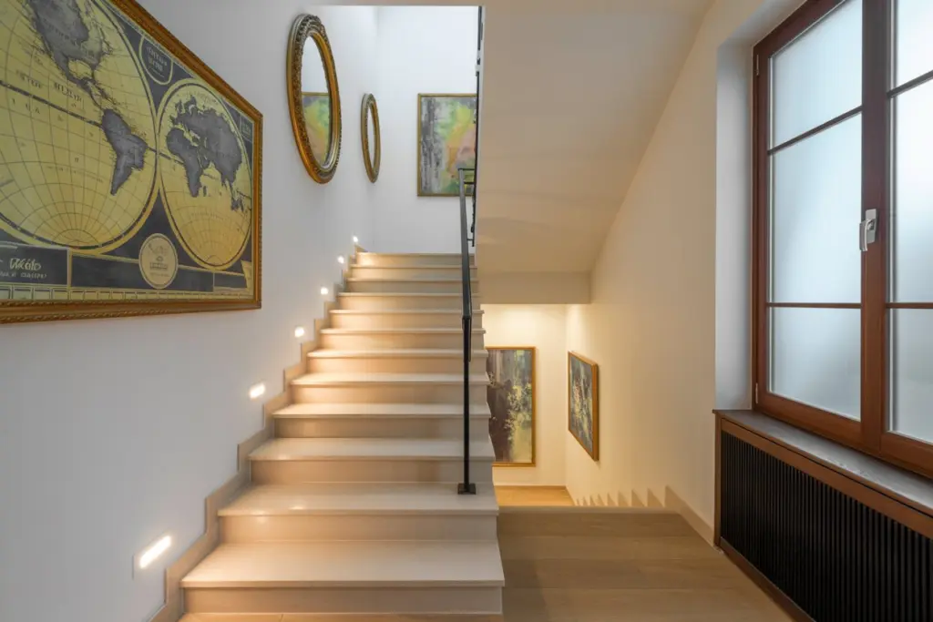 ideas for decorating a stairwell