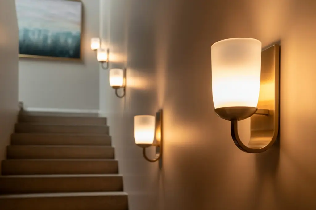 modern stair wall