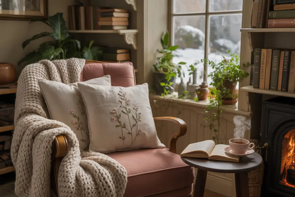 Small Cottage Living Room Ideas: How To Create Cozy Charm 14 rustic reading nook