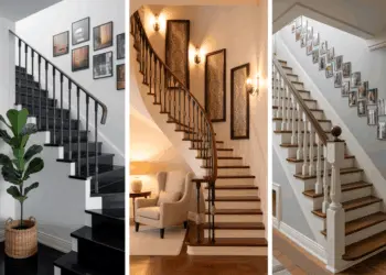 Amazing staircase wall decoration: the best ideas