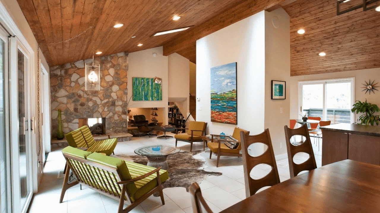 Mid Century Modern Ranch Interior| mid century modern
