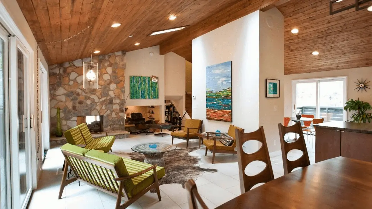 Mid Century Modern Ranch Interior | mid century modern