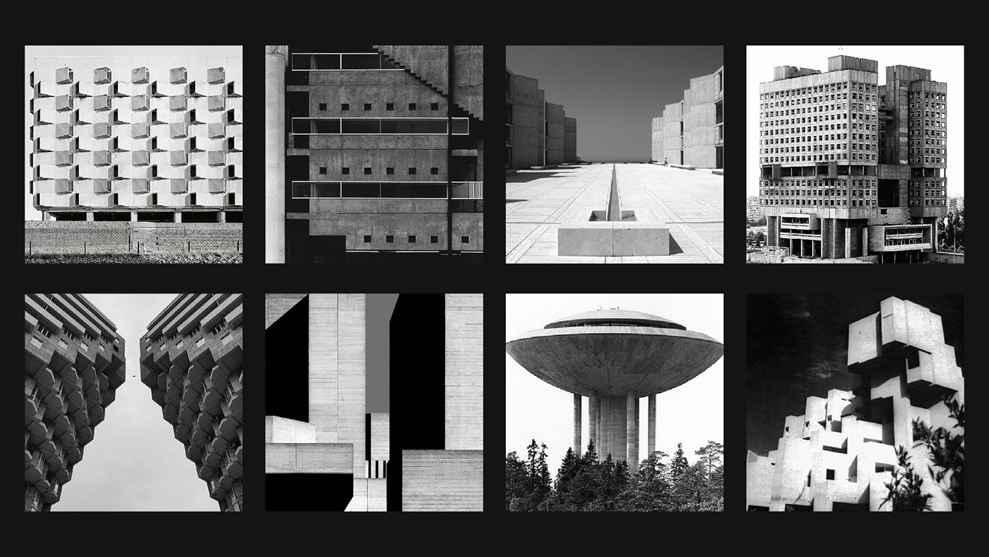 modern brutalist architecture