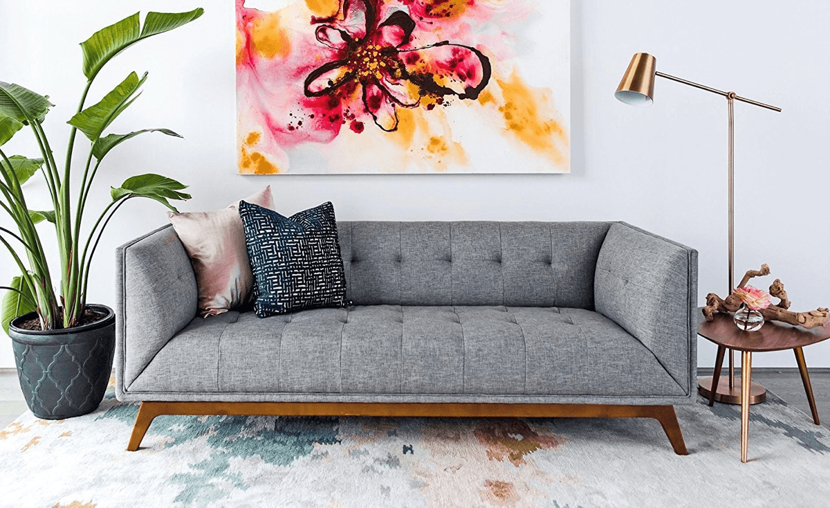Mid Century Sofa| mid century interior design