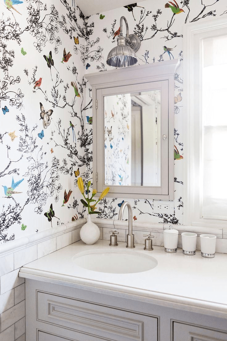 Bathroom Wall decoration| Wallpaper