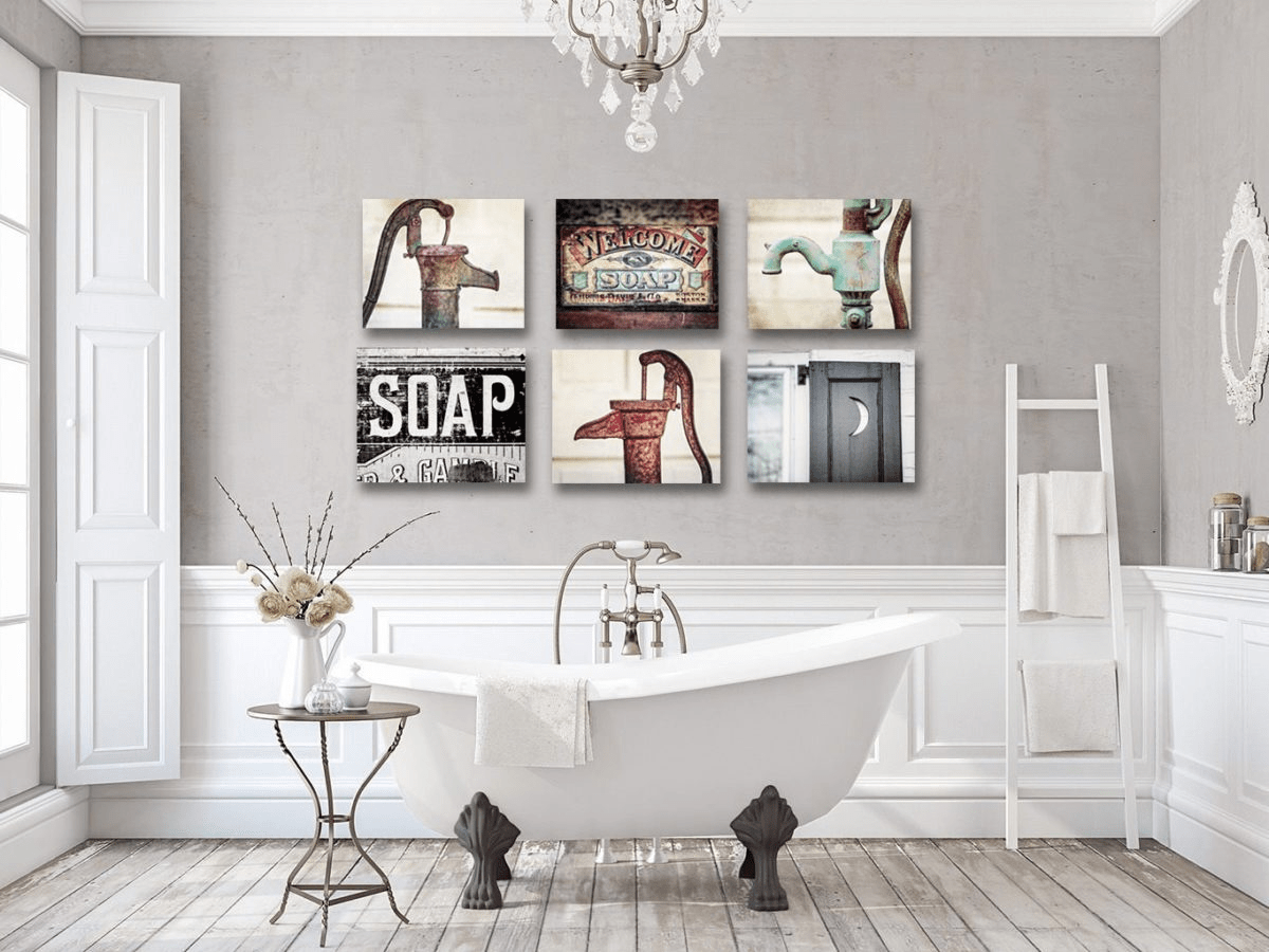 Farmhouse Bathroom Wall|
Farmhouse Wall Decor
