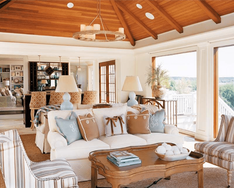 modern cape cod interior design