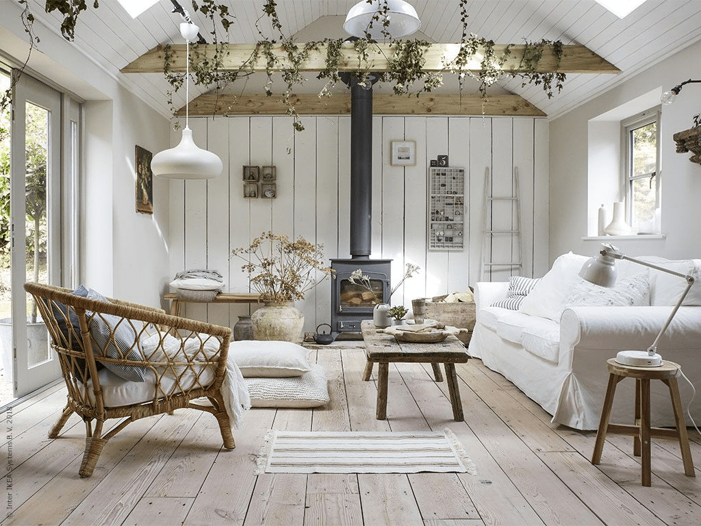 Scandinavian Rustic Style Interior Design
