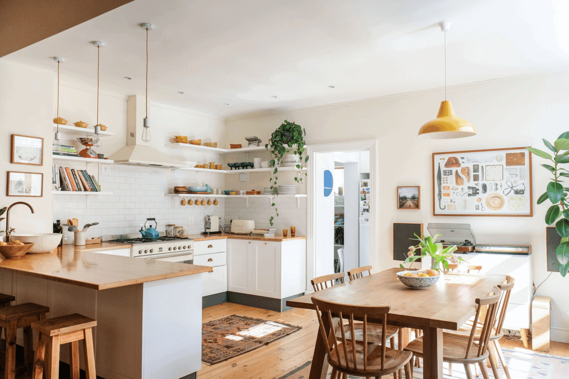scandinavian farmhouse kitchen