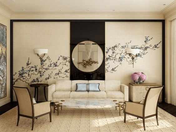 modern asian decor|  asian living room decor
