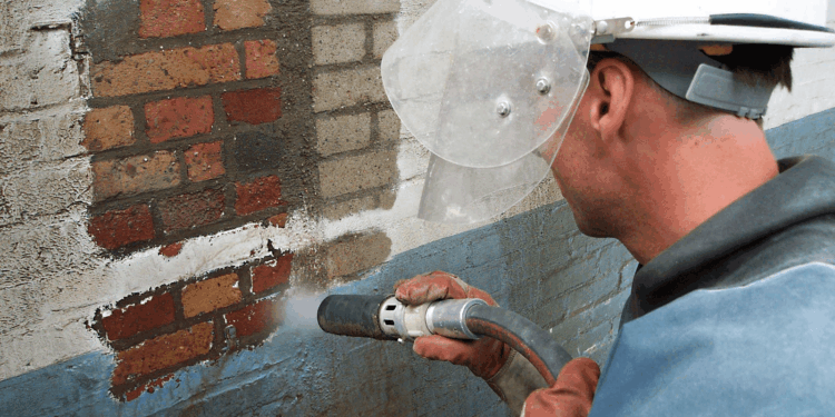 How to remove paint from stone walls