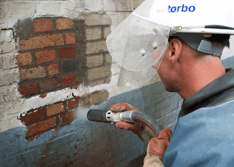 How to remove paint from stone walls