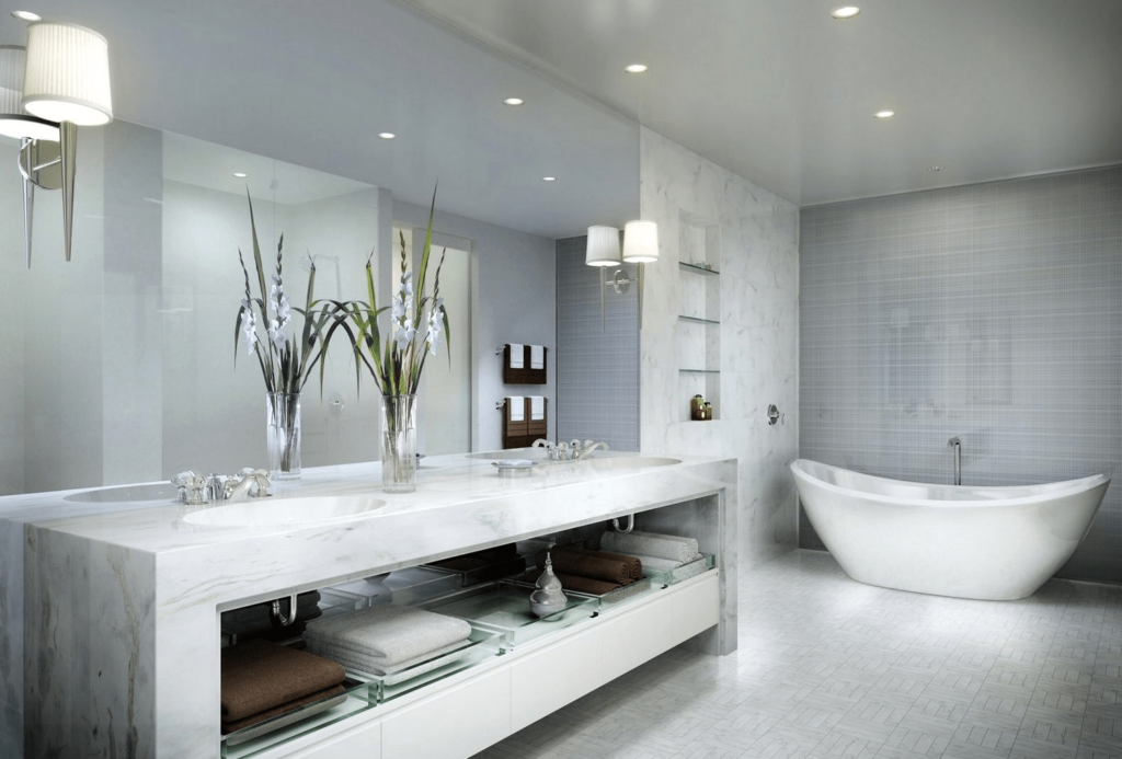 bathrooms layout