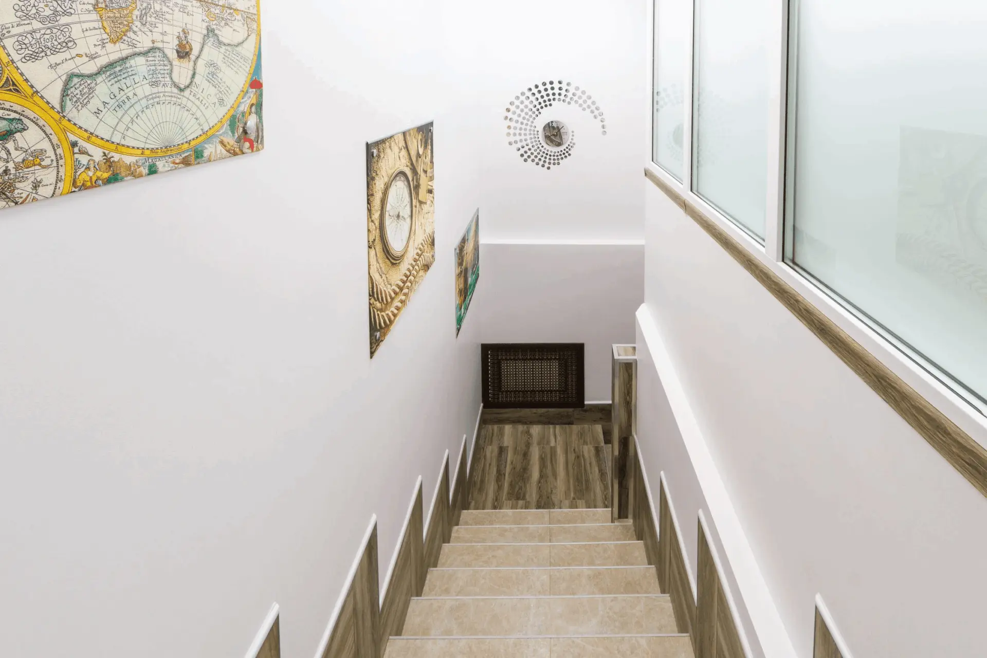 Amazing staircase wall decoration: the best ideas 11 ideas for decorating a stairwell