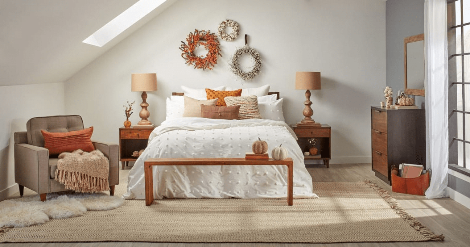 Fall Bedroom colord | fall colors