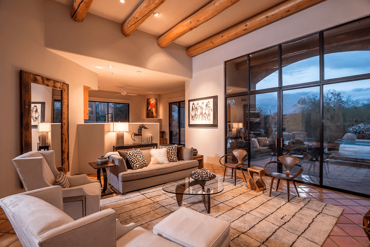 Southwestern interior decorating
