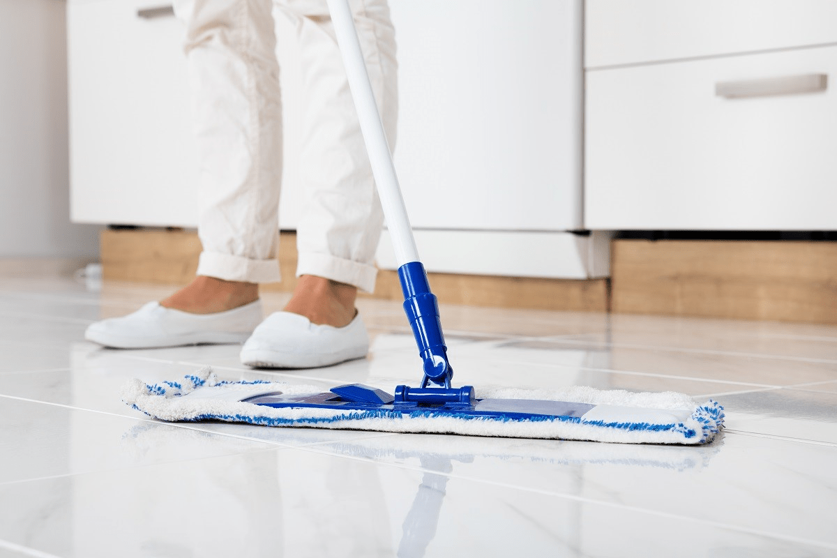 how to clean shower floor