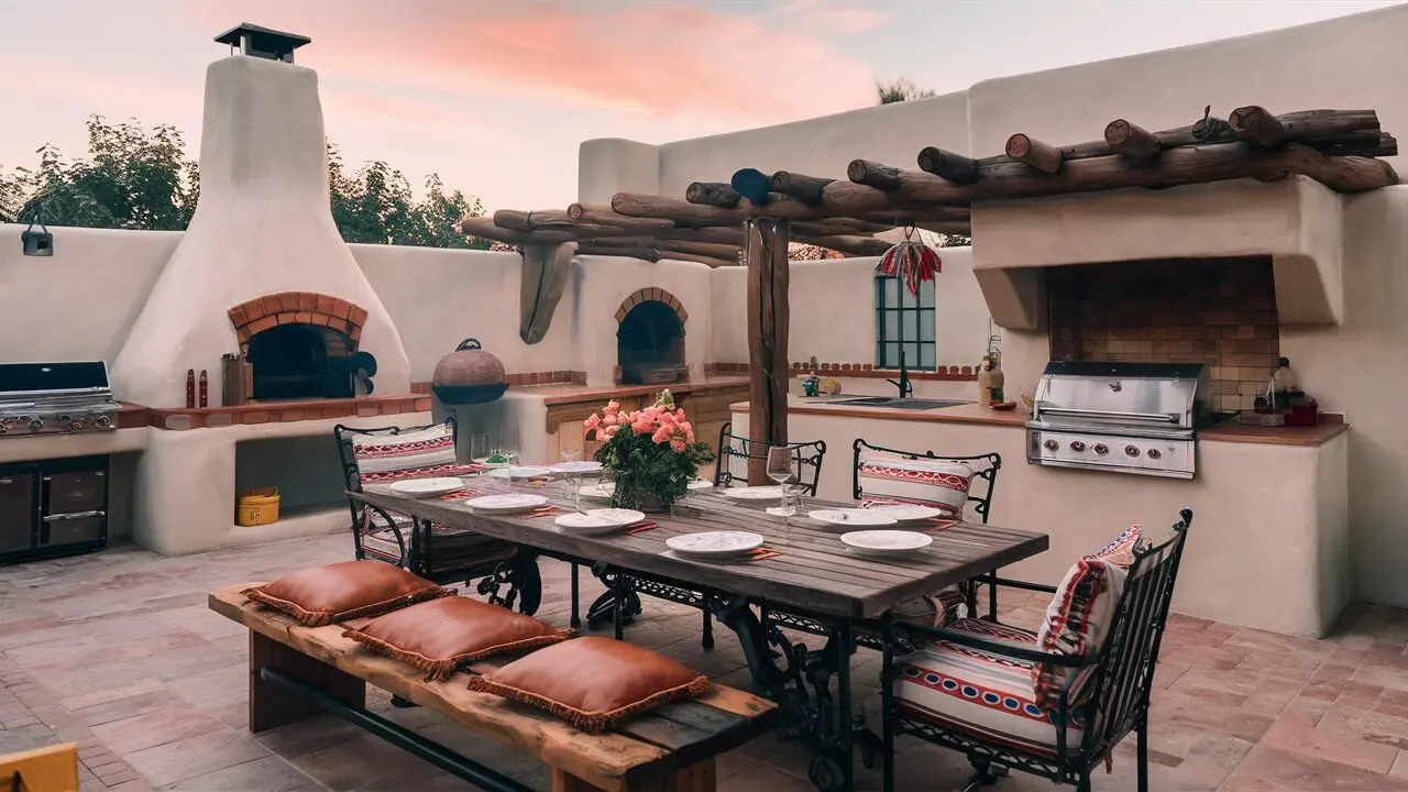 28 Southwest Patio Ideas: How To Create Amazing Cozy Space 6 Southwestern Outdoor Dining