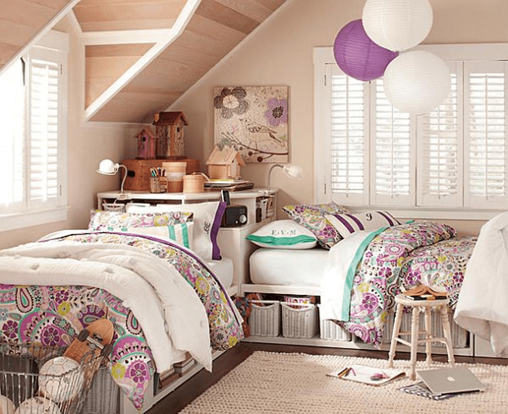 Sisters Shared Bedroom Ideas