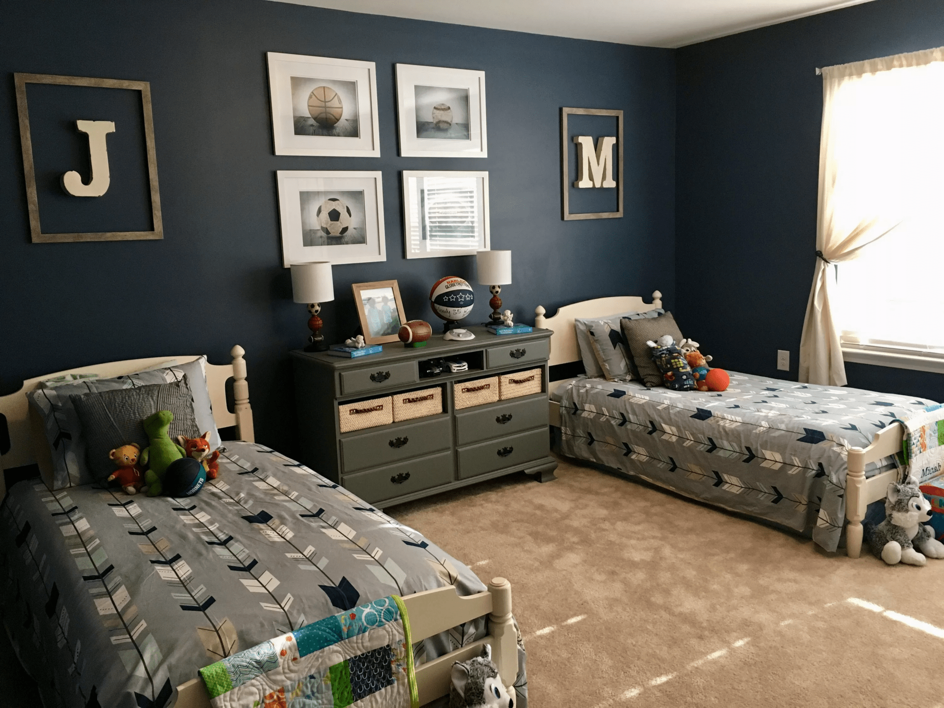 shared boys room ideas