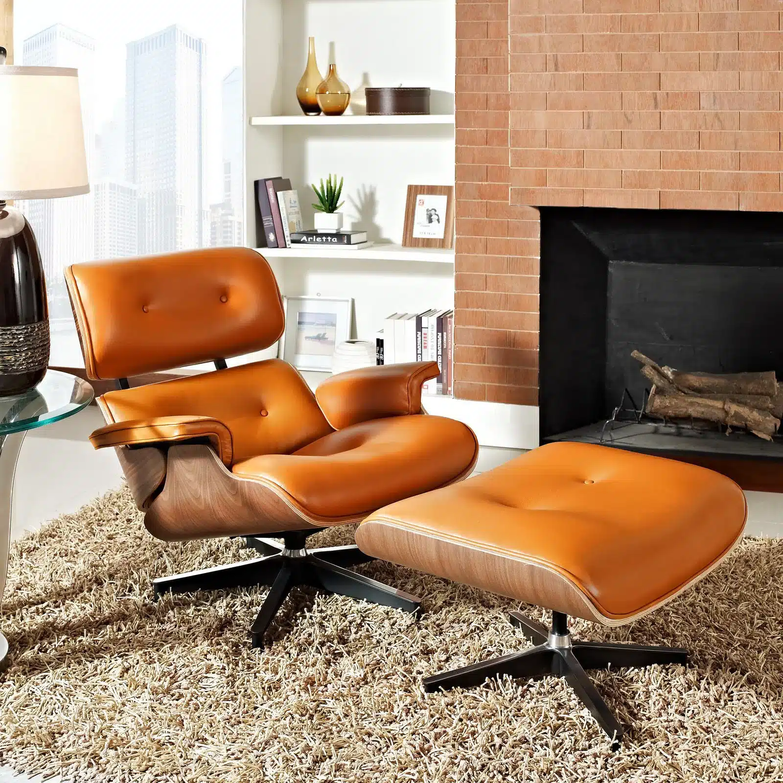 Iconic Furniture Of Mid Century Modern Interior: Eames Lounge Chair