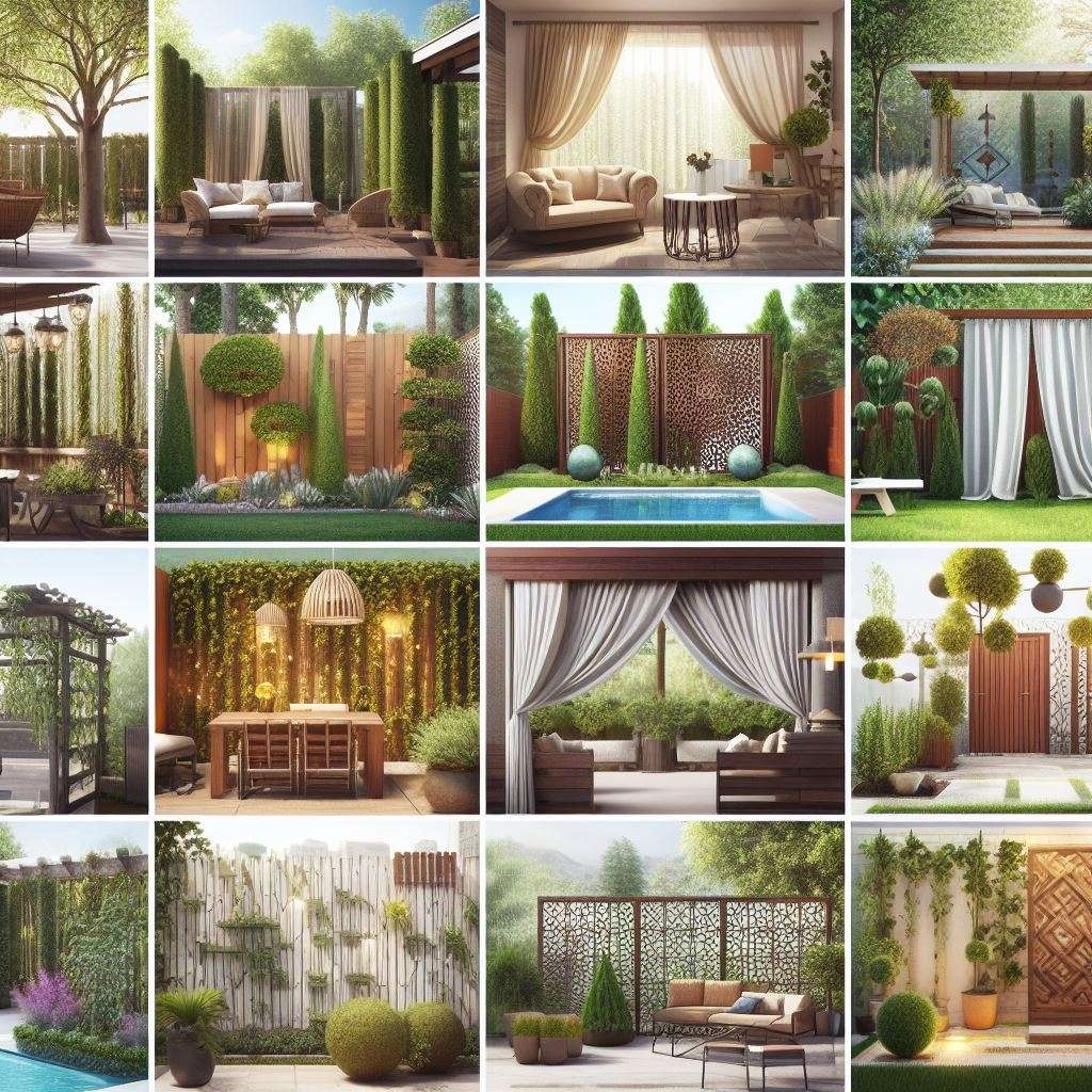 how to create privacy in backyard