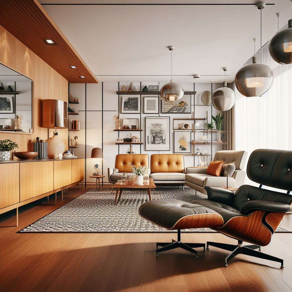 American Mid Century Modern living rooms| American Mid Century Modern 
