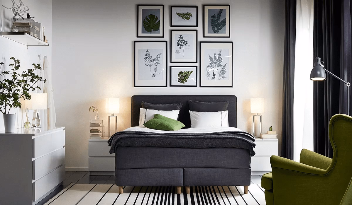 How to Arrange Bedroom Furniture: bed/dresser placement
