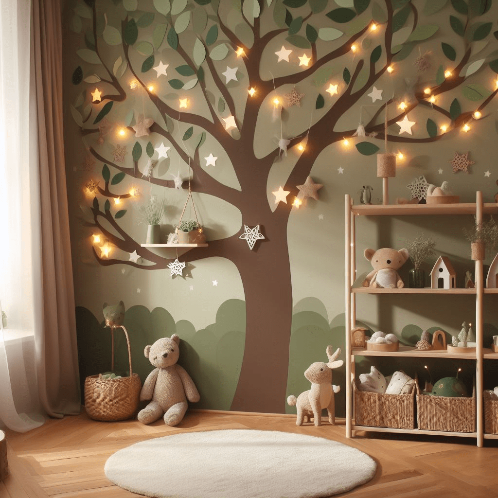 Toddler Room with Forest Theme