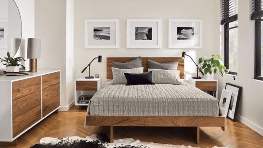 How to Arrange Bedroom Furniture: bed/dresser placement