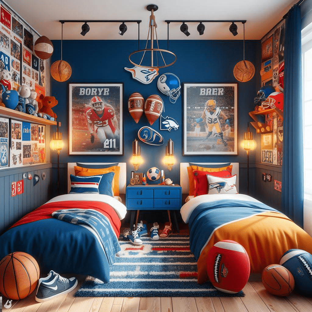  sports-themed twin room