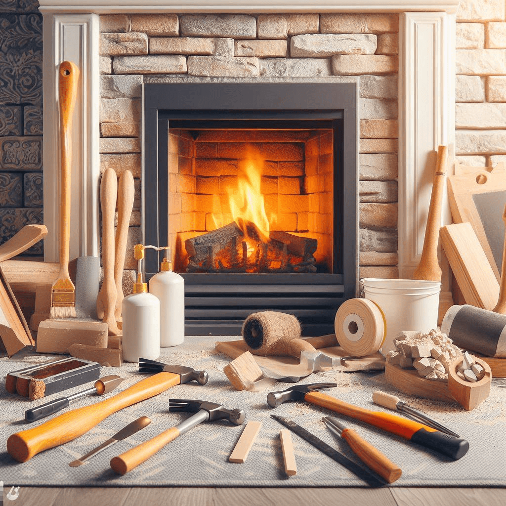 How to replace a fireplace surround?
