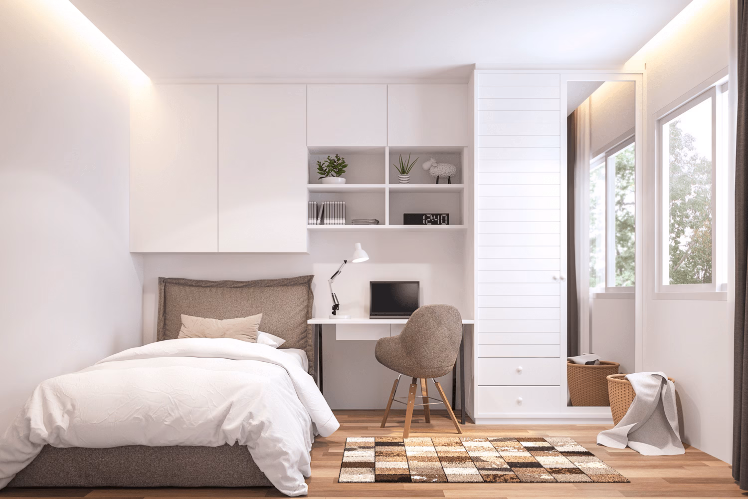 layout for small room