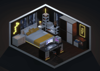 Gaming bedroom
