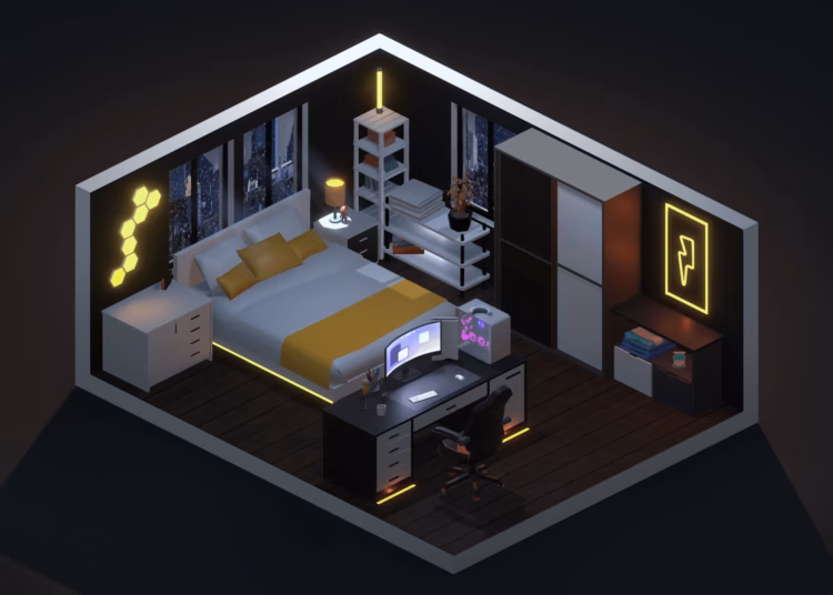 Gaming bedroom ideas