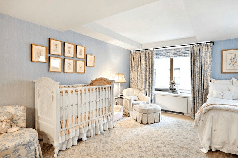 nursery in master bedroom