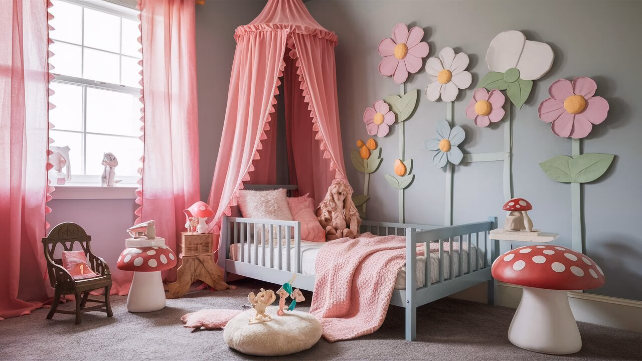 Toddler Room Design with fairy tales thème 