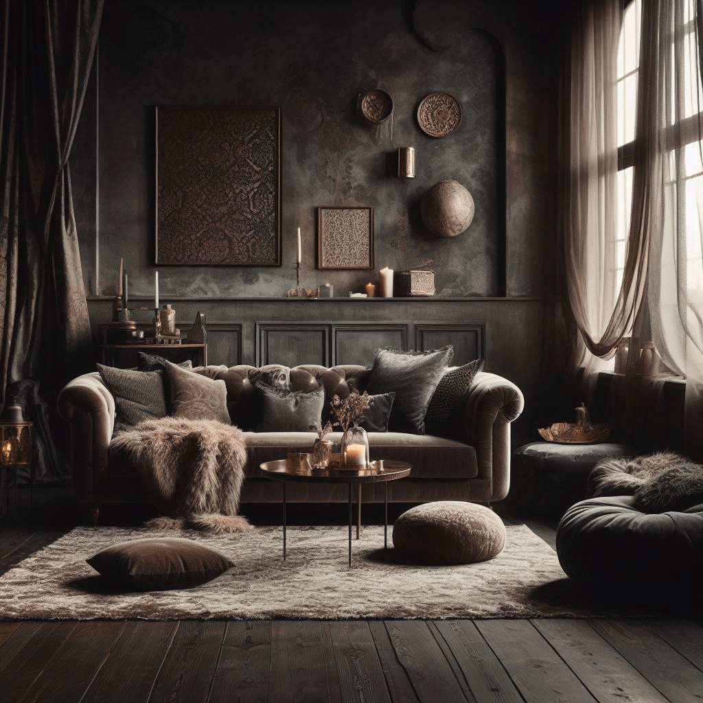 dark and moody home decor