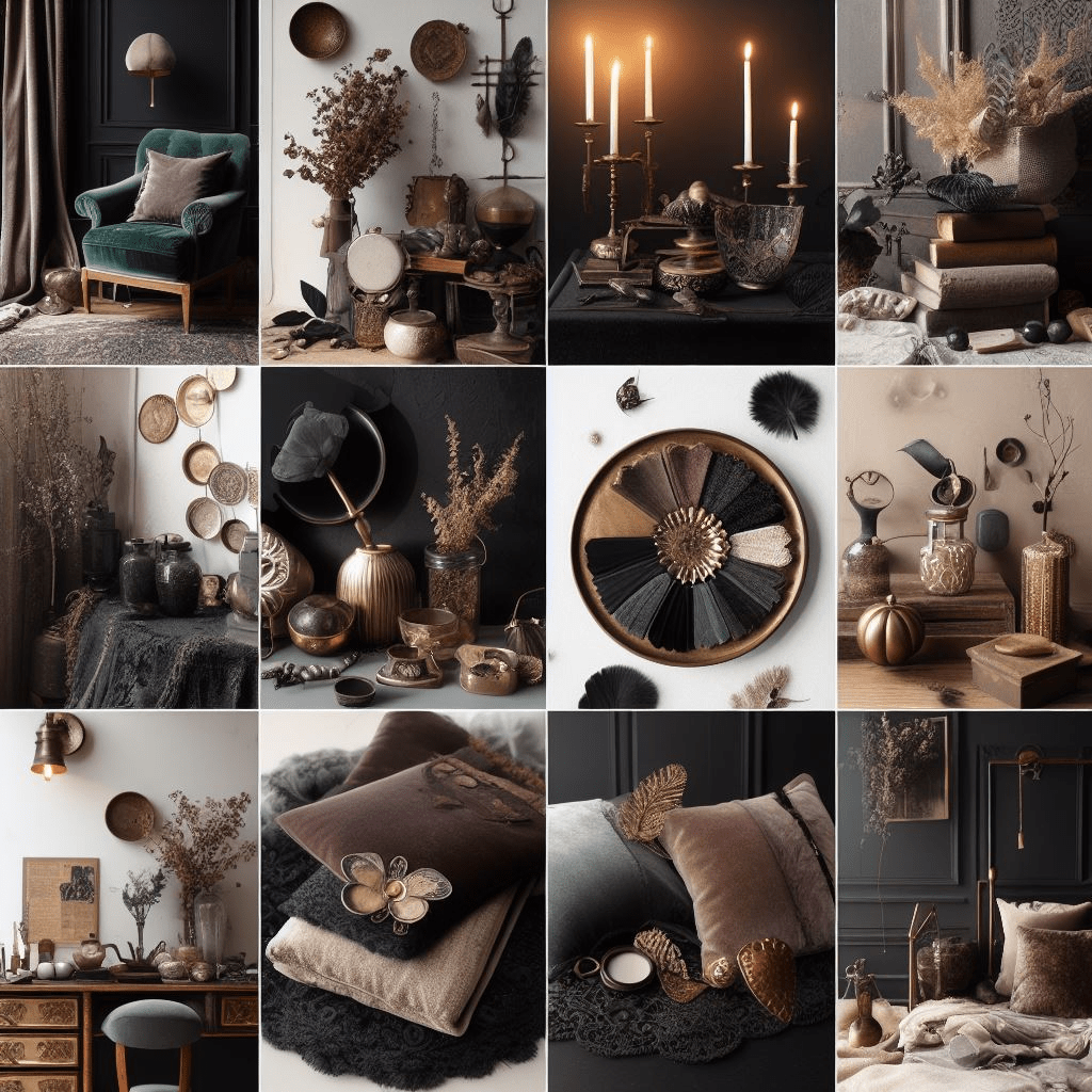 dark moody interior design
