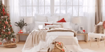 christmas bedroom decor ideas